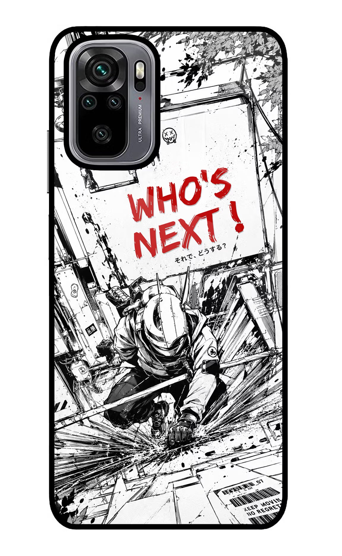 Who's Next Redmi Note 10/10S Glass Case