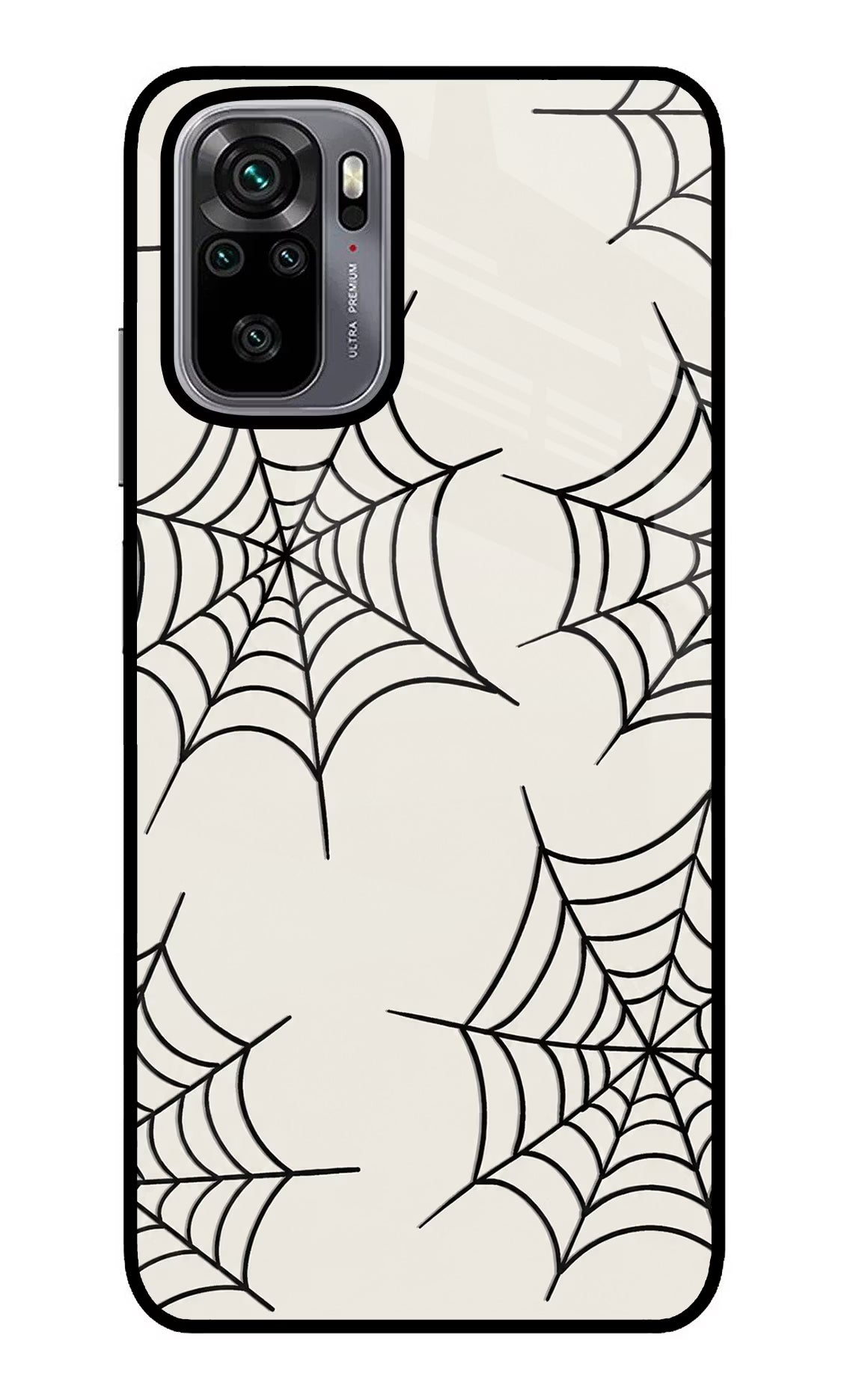 Spider Web Redmi Note 10/10S Glass Case