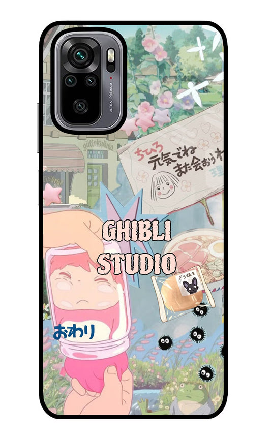 Studio Ghibli Redmi Note 10/10S Glass Case