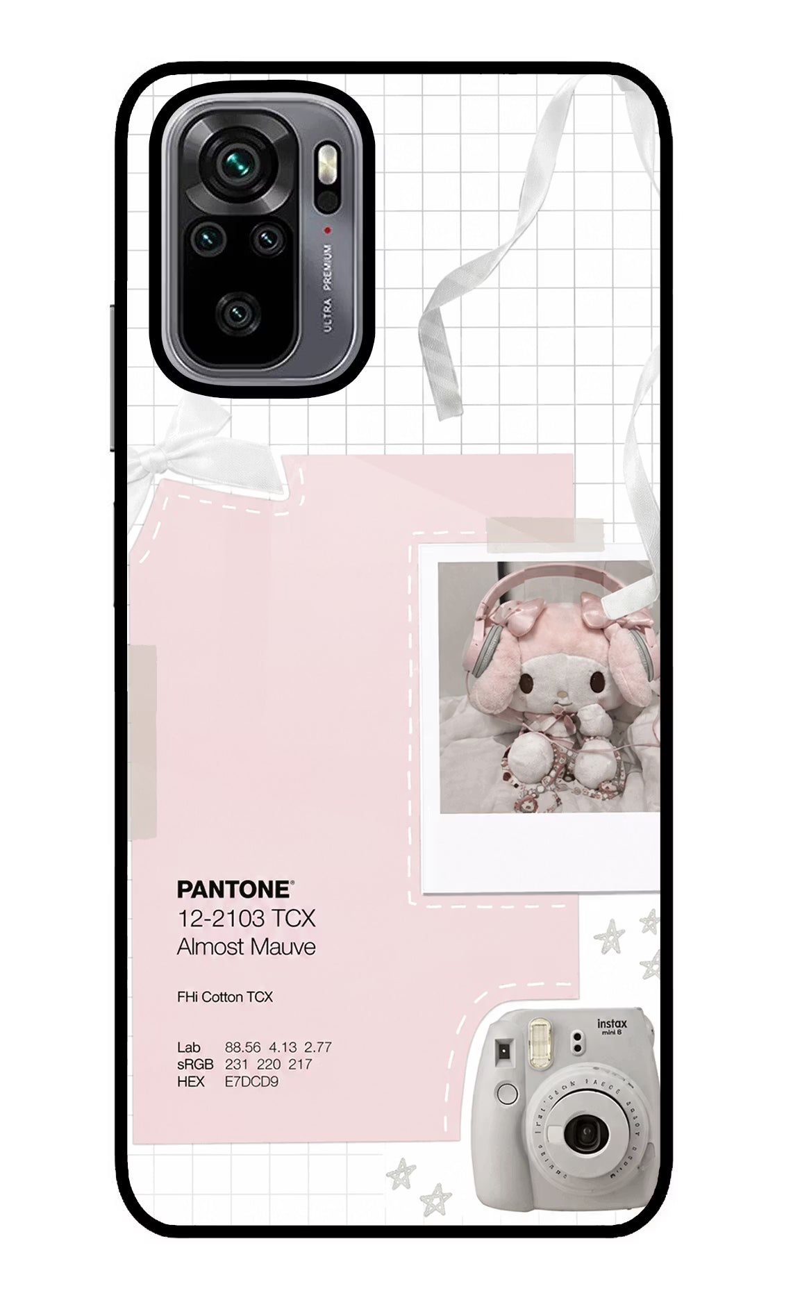 Pantone Asthetic Redmi Note 10/10S Glass Case