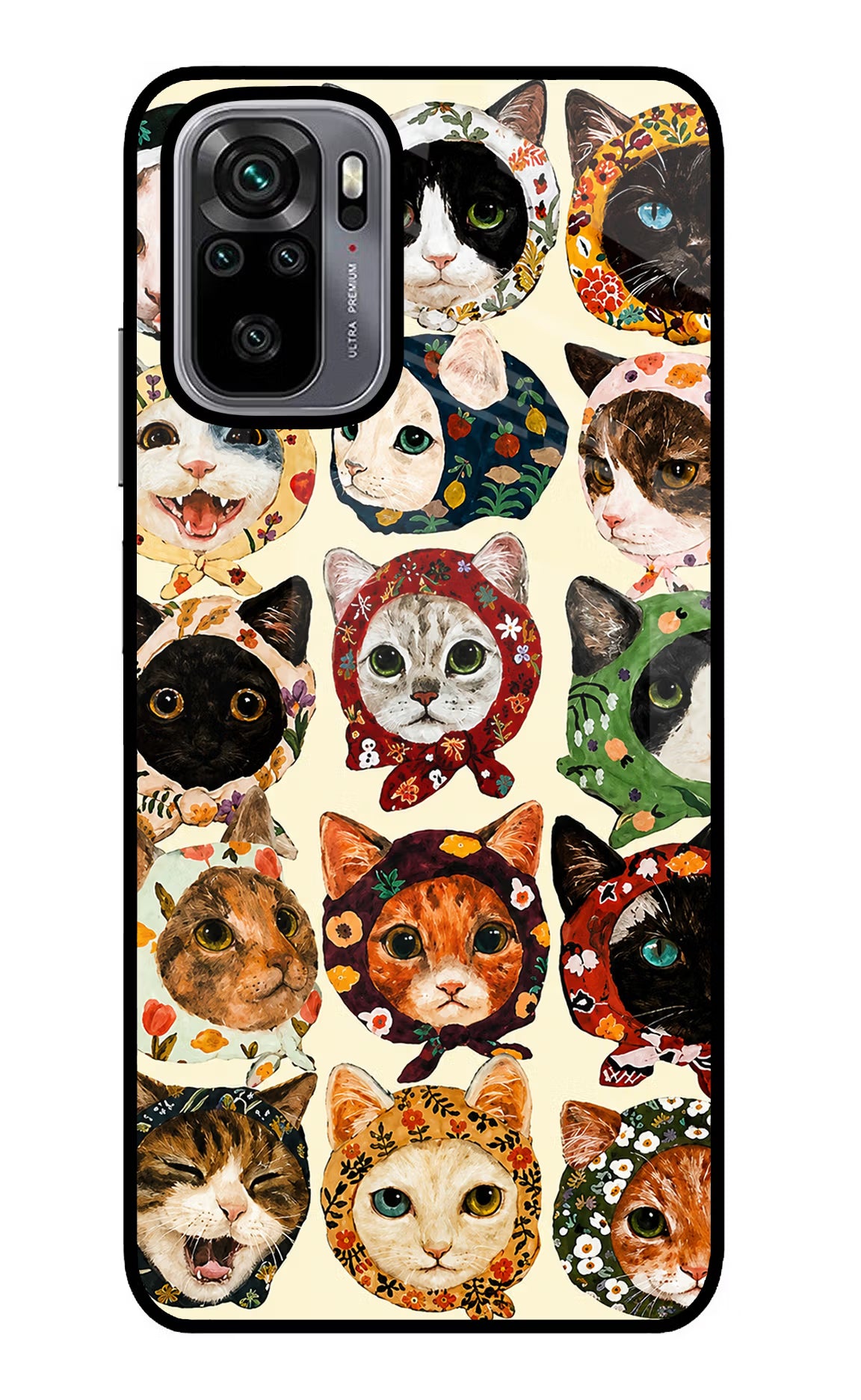Cool Cat Redmi Note 10/10S Glass Case