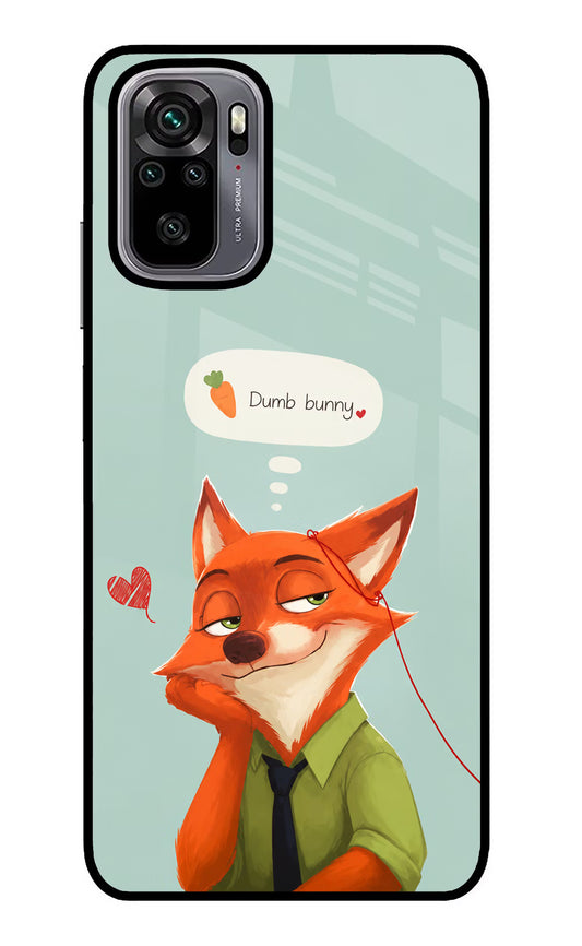 Nick Charm Redmi Note 10/10S Glass Case