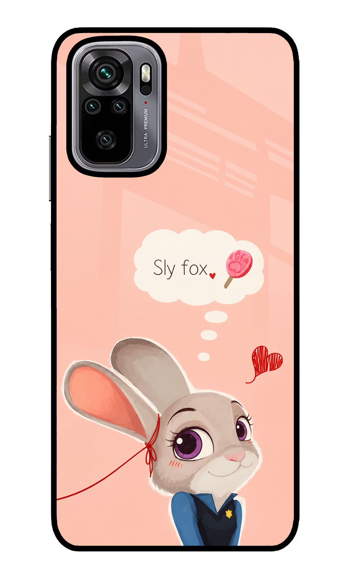 Judy Charm Redmi Note 10/10S Glass Case