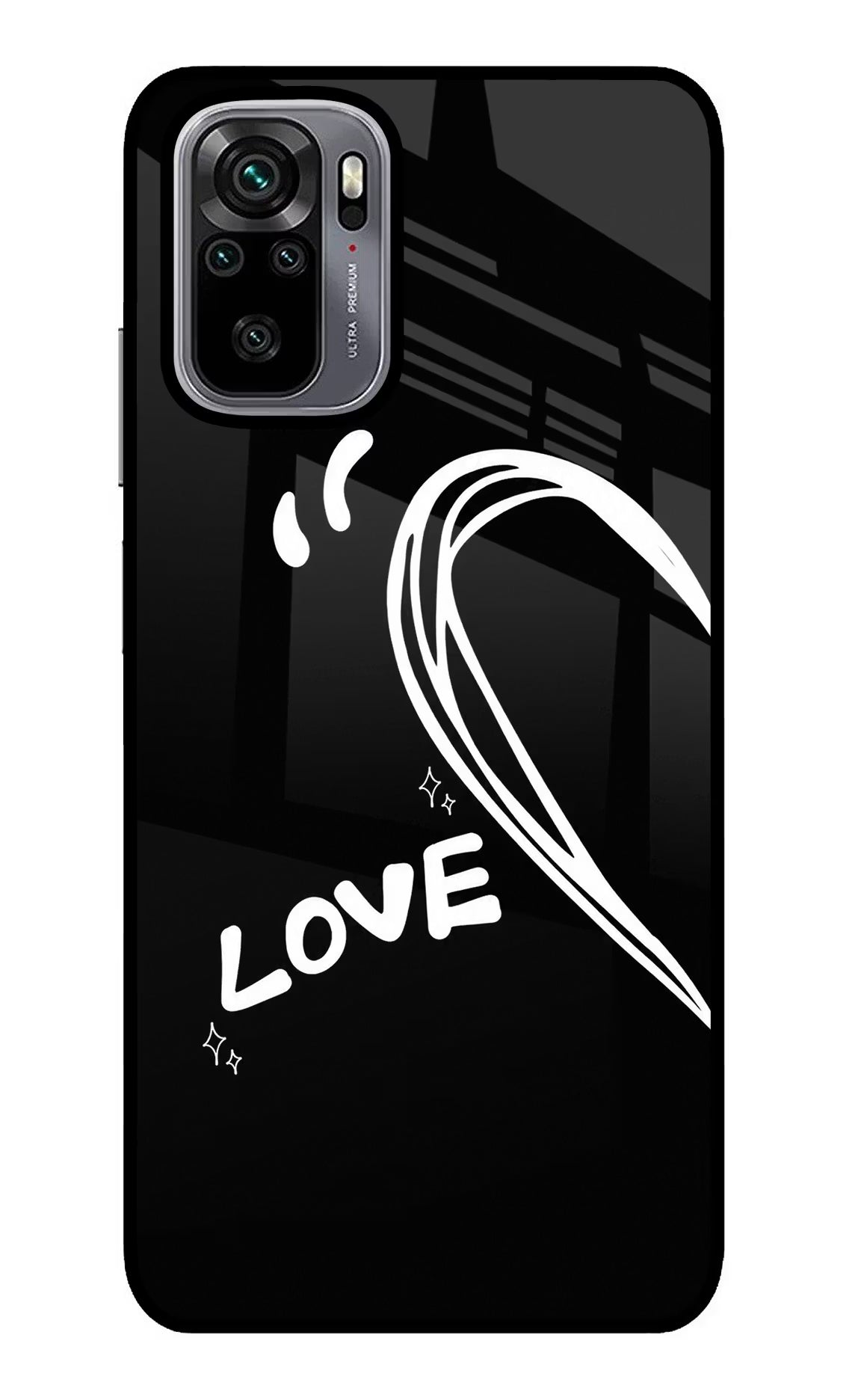 Love Line Redmi Note 10/10S Glass Case