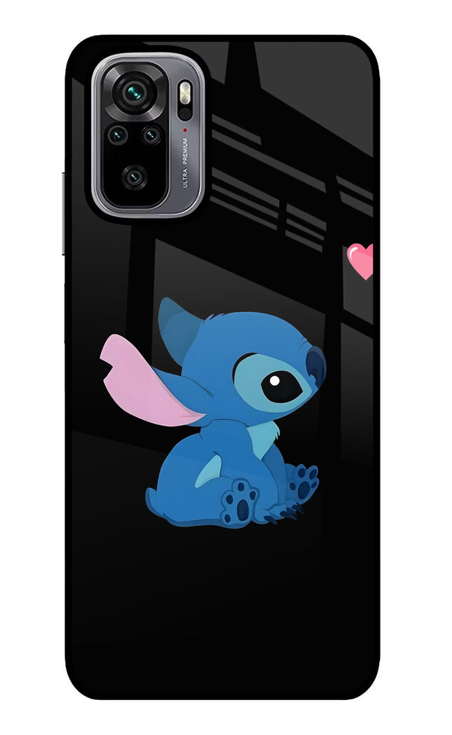 Stitch Crush Redmi Note 10/10S Glass Case