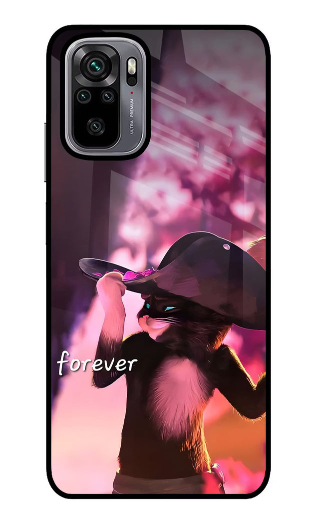 Forever Cat Redmi Note 10/10S Glass Case