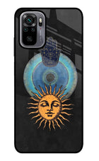 Divine Sun Redmi Note 10/10S Glass Case Back Cover by Casekaro