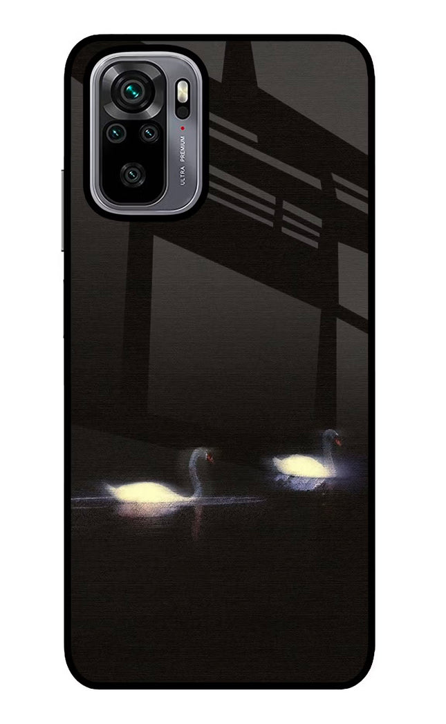 Silent Swans Redmi Note 10/10S Glass Case