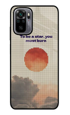 Pixel Sun Redmi Note 10/10S Glass Case