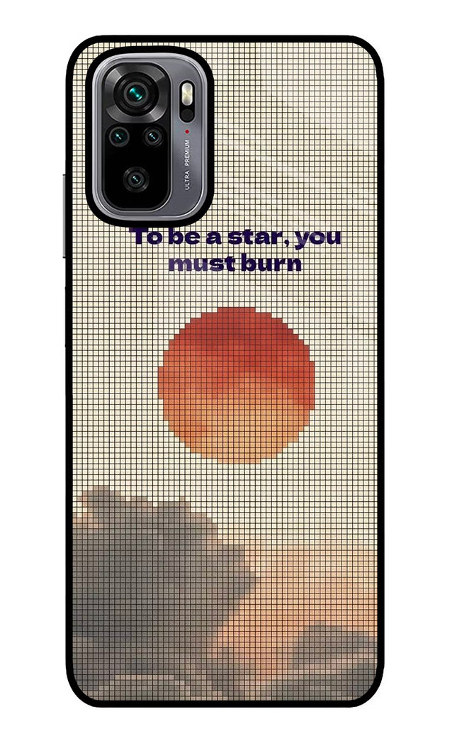 Pixel Sun Redmi Note 10/10S Glass Case