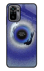Dark Koi Redmi Note 10/10S Glass Case Back Cover by Casekaro