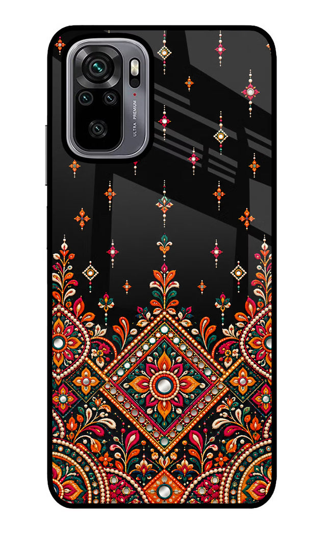 Noir Mehfil Redmi Note 10/10S Glass Case