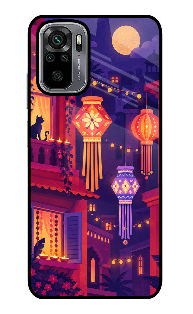 Lantern Lane Redmi Note 10/10S Glass Case