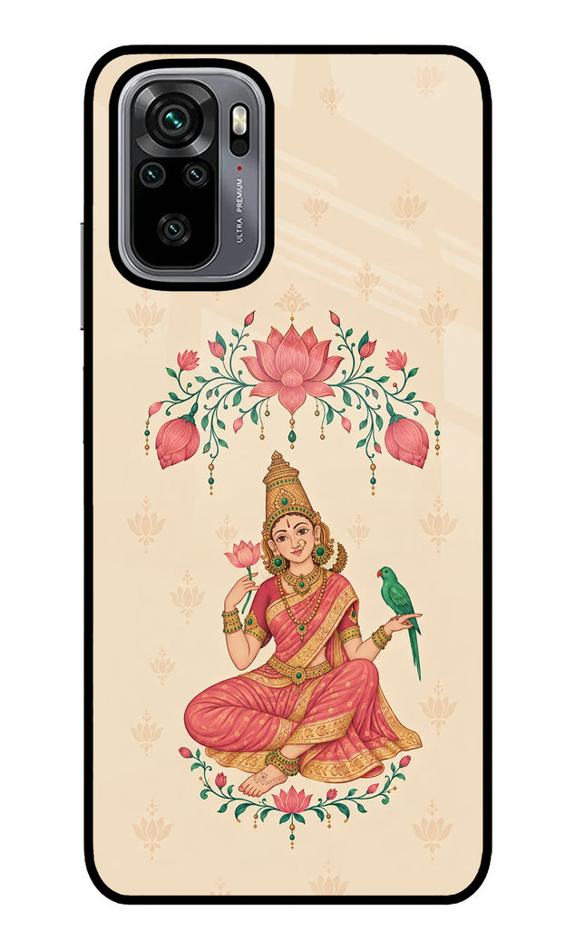 Goddess Lakshmi Redmi Note 10/10S Glass Case