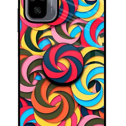 Spiral Pattern Redmi Note 10/10S Pop Case by Casekaro