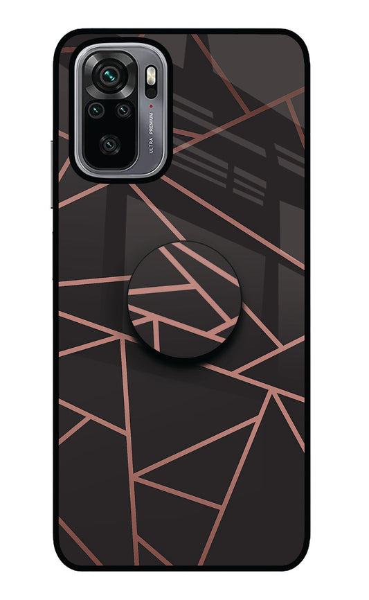 Geometric Pattern Redmi Note 10/10S Glass Case