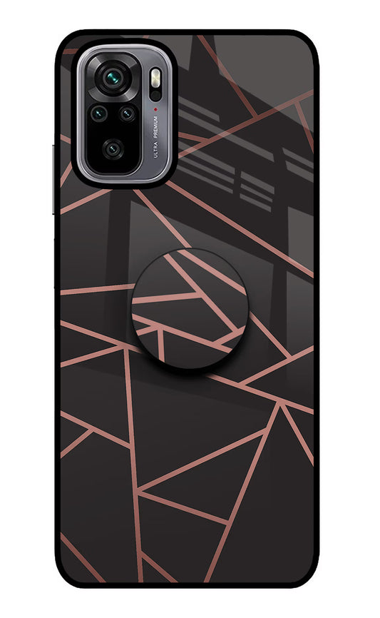 Geometric Pattern Redmi Note 10/10S Glass Case