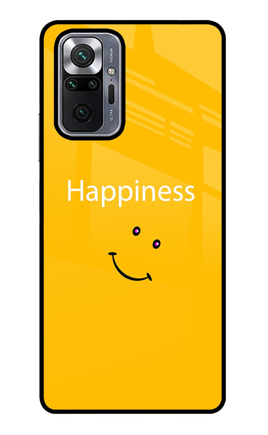 Happiness With Smiley Redmi Note 10 Pro Glass Case