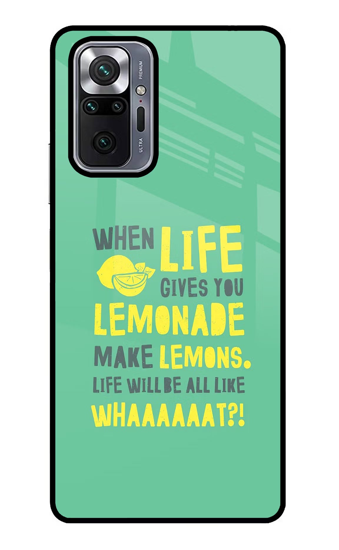 Quote Redmi Note 10 Pro Glass Case Back Cover by Casekaro