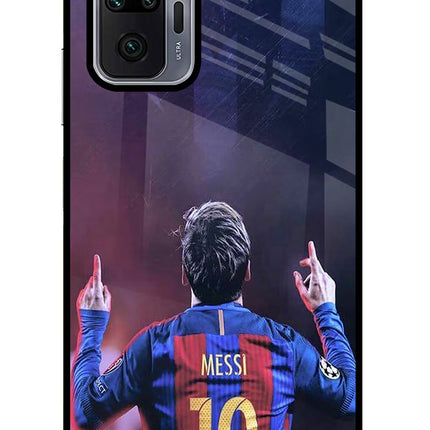 Messi Redmi Note 10 Pro Glass Case