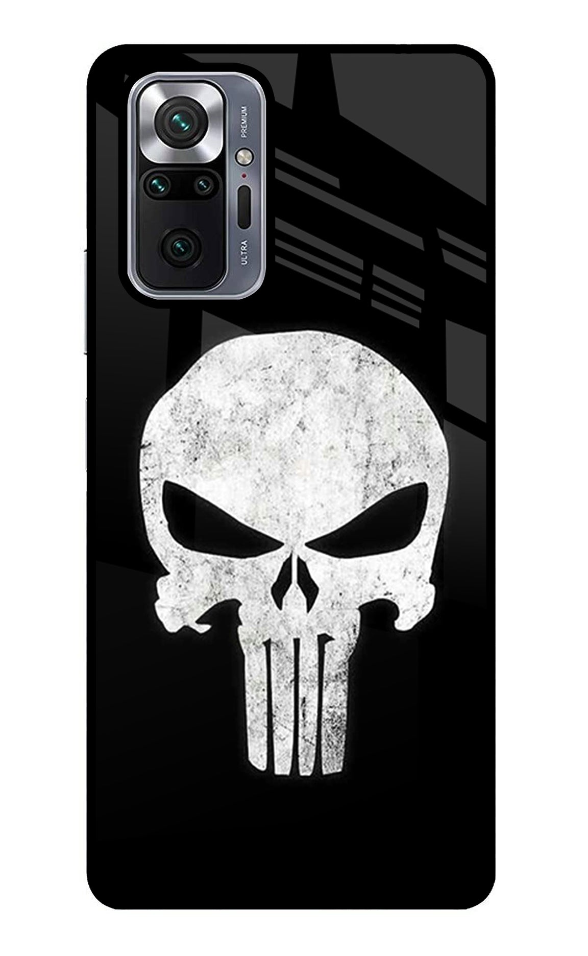 Punisher Skull Redmi Note 10 Pro Glass Case