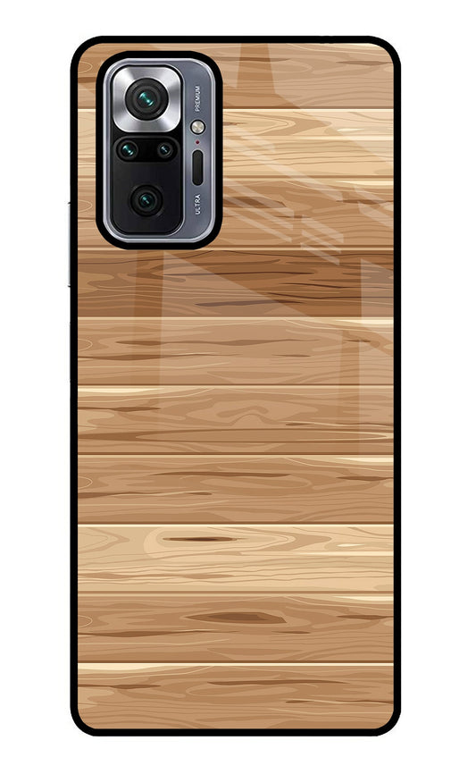 Wooden Vector Redmi Note 10 Pro Glass Case