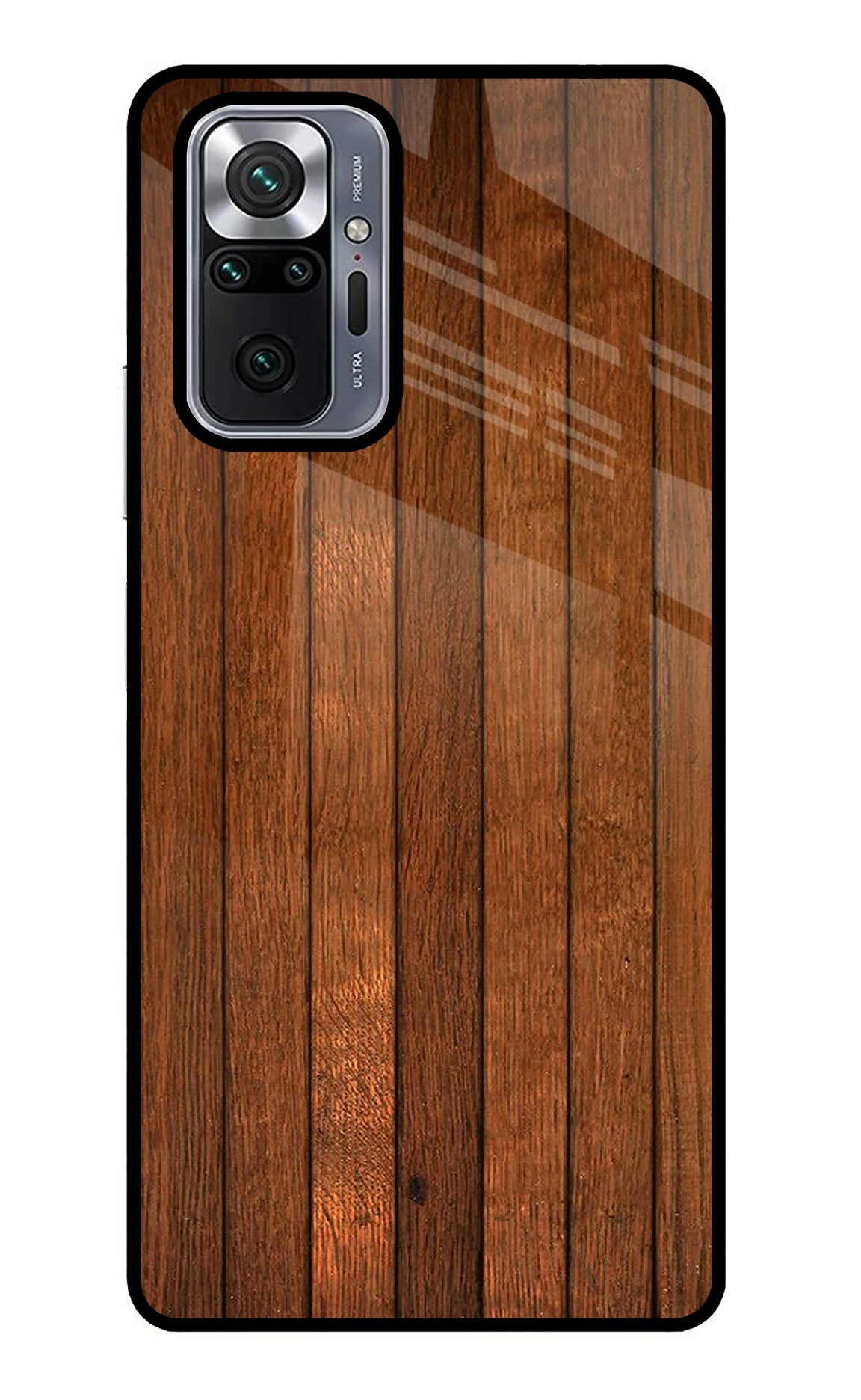 Wooden Artwork Bands Redmi Note 10 Pro Glass Case