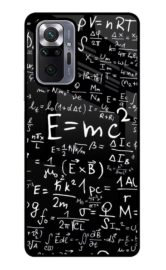 Physics Formula Redmi Note 10 Pro Glass Case