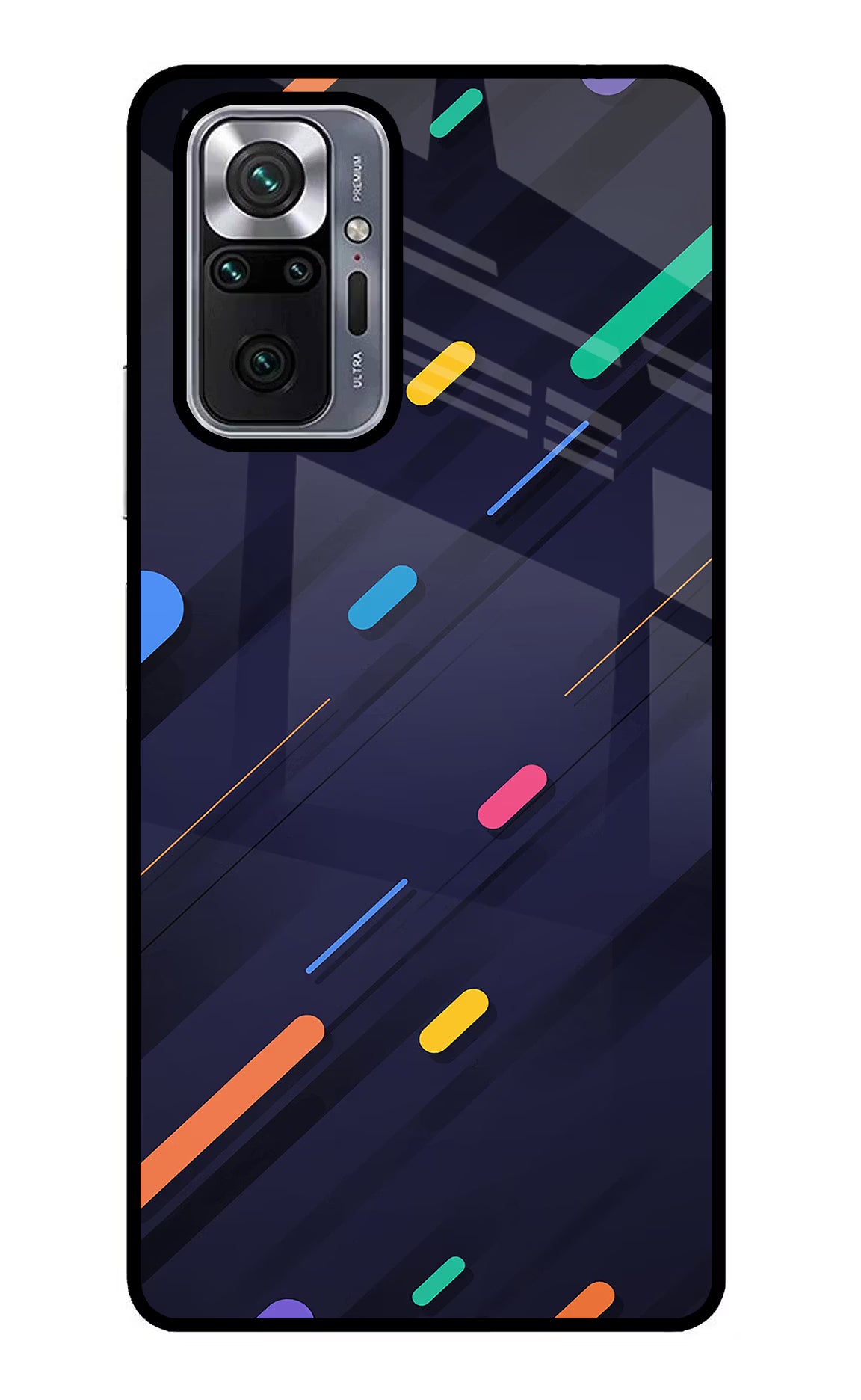 Abstract Design Redmi Note 10 Pro Glass Case Back Cover by Casekaro