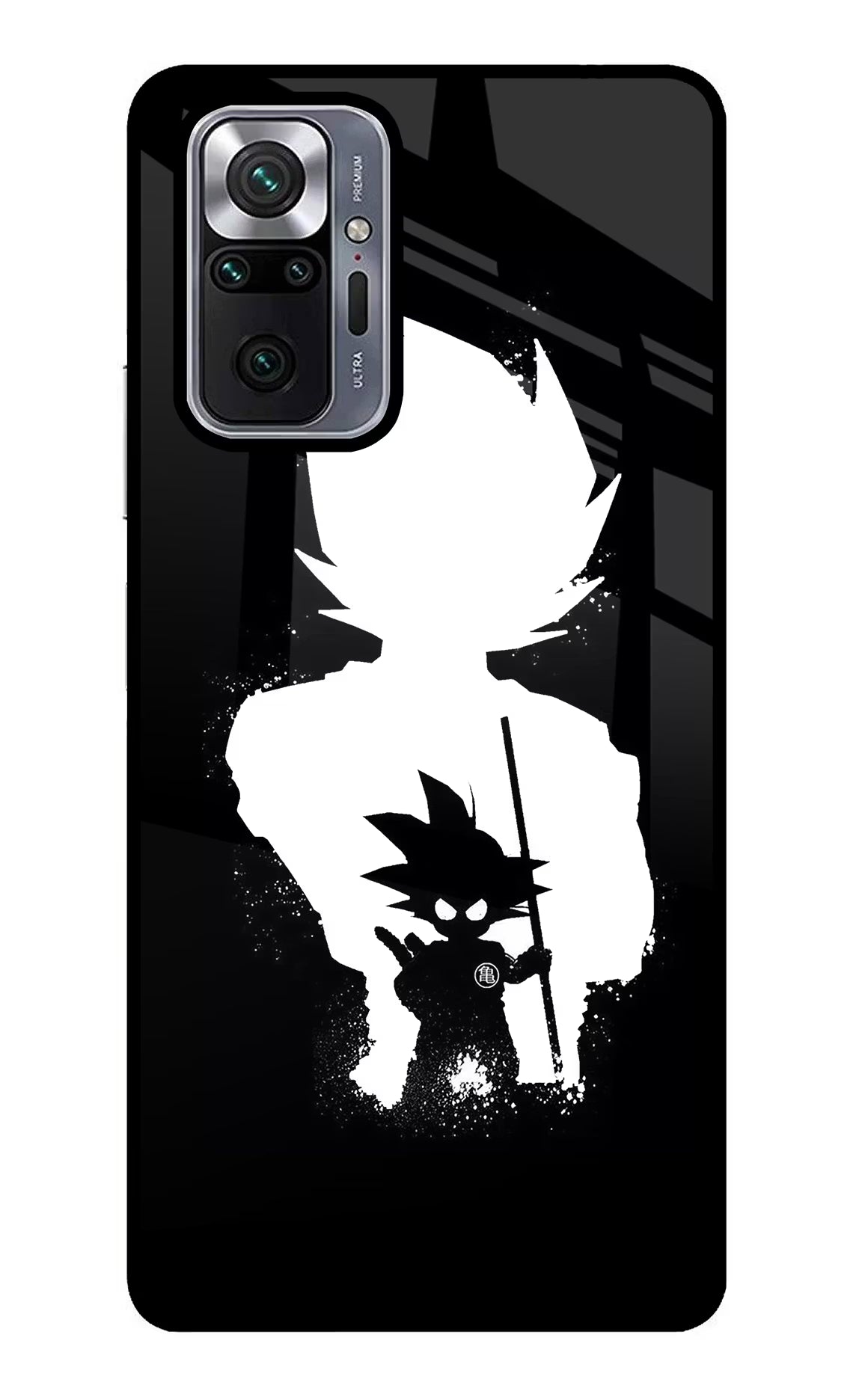 Goku Shadow Redmi Note 10 Pro Glass Case Back Cover by Casekaro