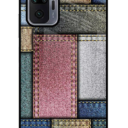 Multicolor Jeans Redmi Note 10 Pro Glass Case