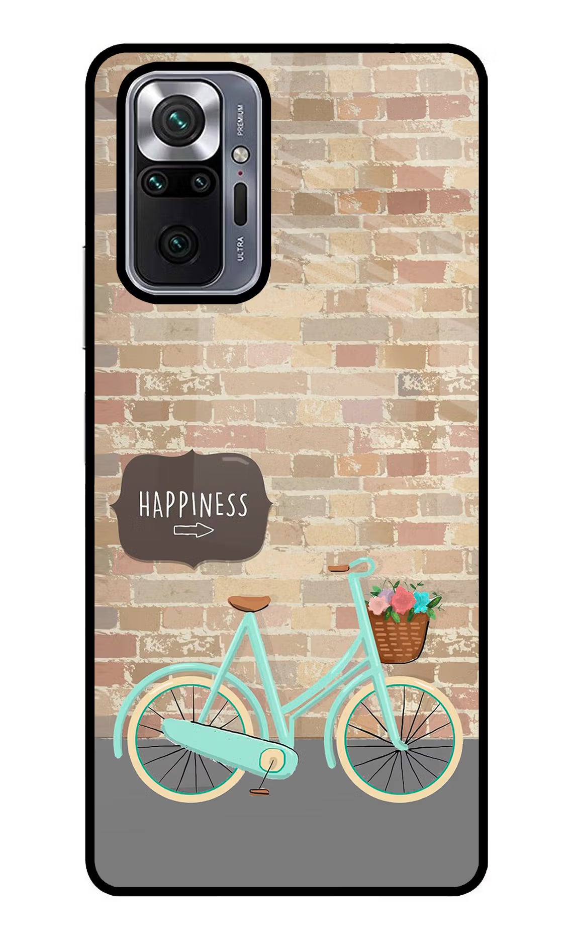 Happiness Artwork Redmi Note 10 Pro Glass Case Back Cover by Casekaro