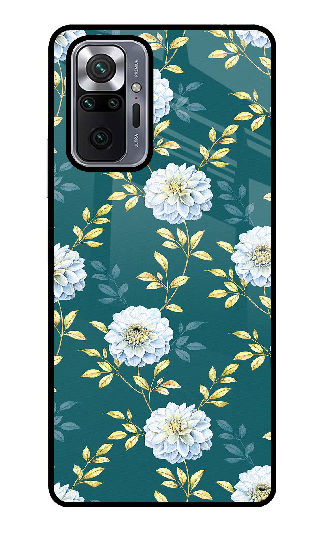 Flowers Redmi Note 10 Pro Glass Case Back Cover by Casekaro