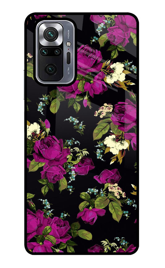 Flowers Redmi Note 10 Pro Glass Case