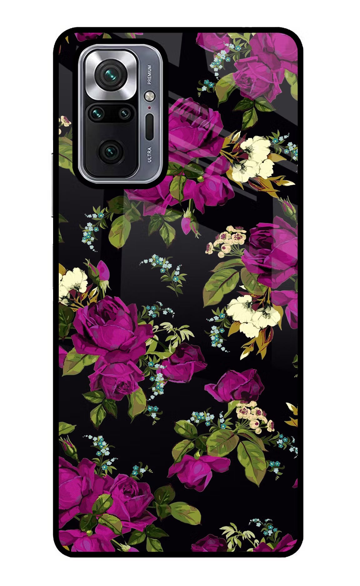 Flowers Redmi Note 10 Pro Glass Case Back Cover by Casekaro