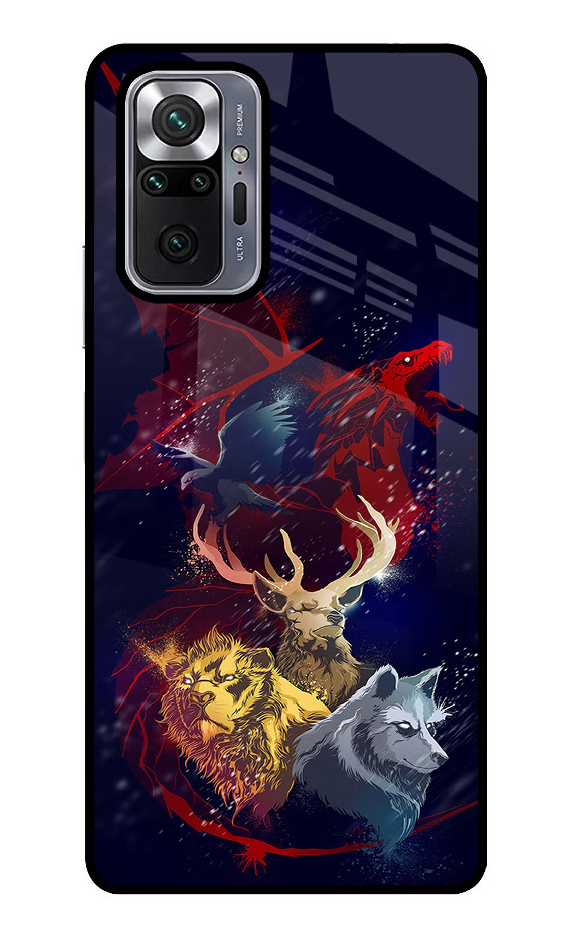 Game Of Thrones Redmi Note 10 Pro Glass Case Back Cover by Casekaro