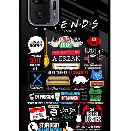 FRIENDS Redmi Note 10 Pro Glass Case