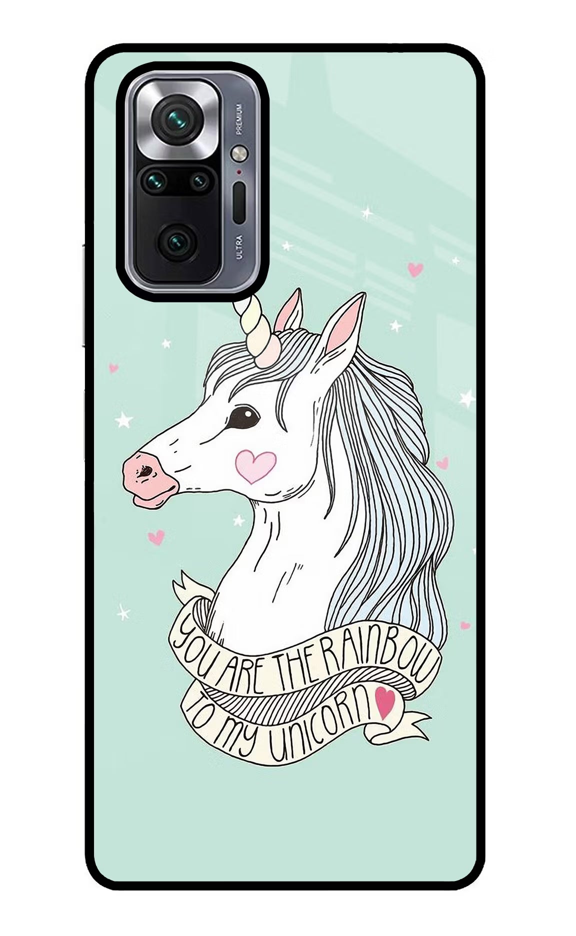 Unicorn Wallpaper Redmi Note 10 Pro Glass Case Back Cover by Casekaro
