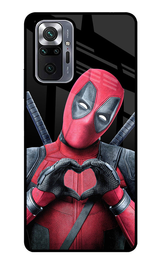 Deadpool Redmi Note 10 Pro Glass Case