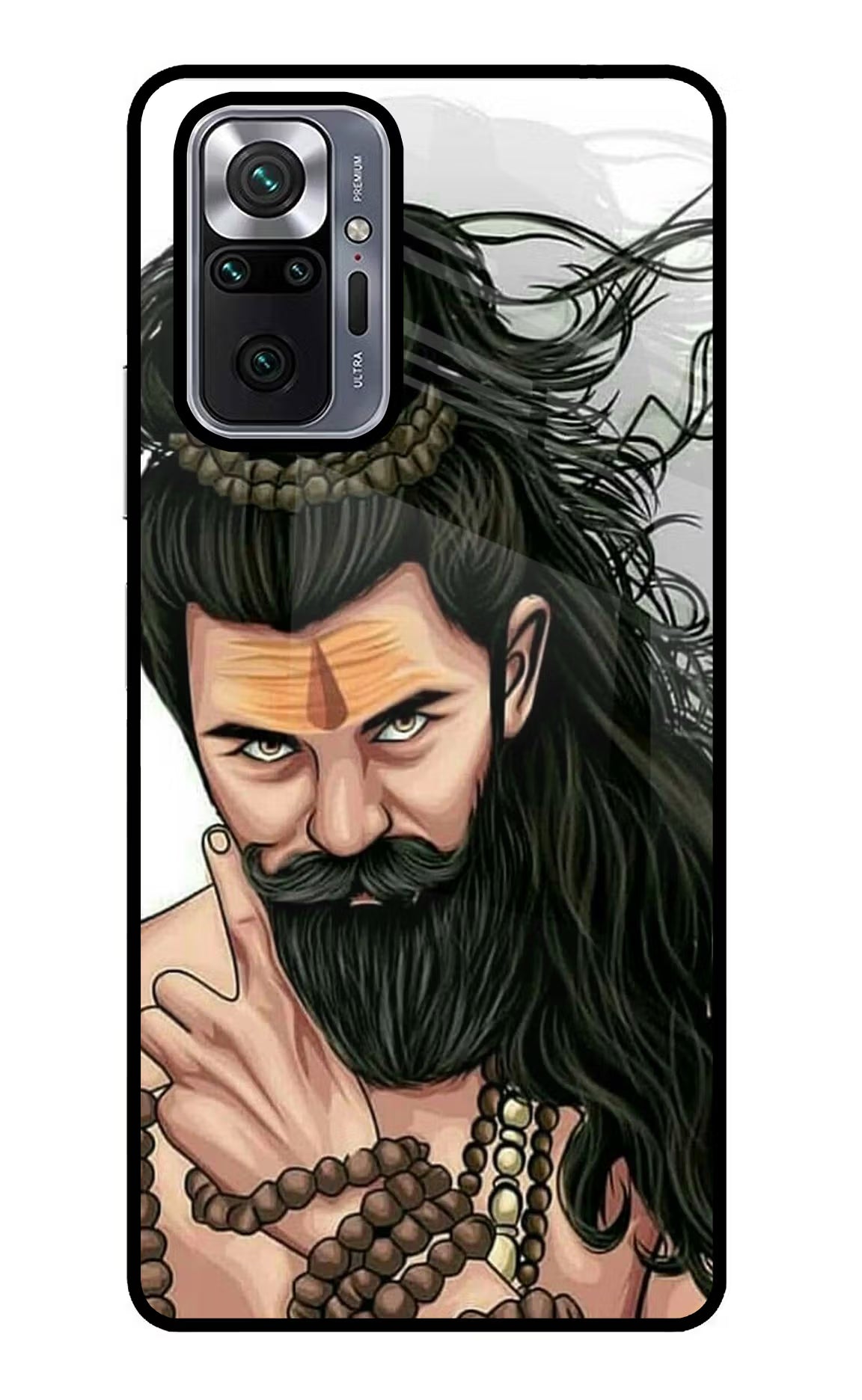 Mahadev Redmi Note 10 Pro Glass Case Back Cover by Casekaro