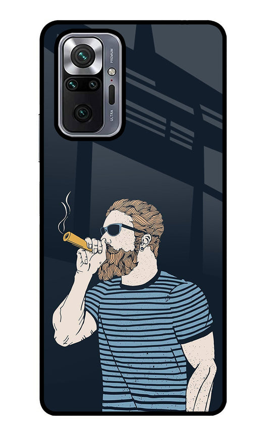 Smoking Redmi Note 10 Pro Glass Case