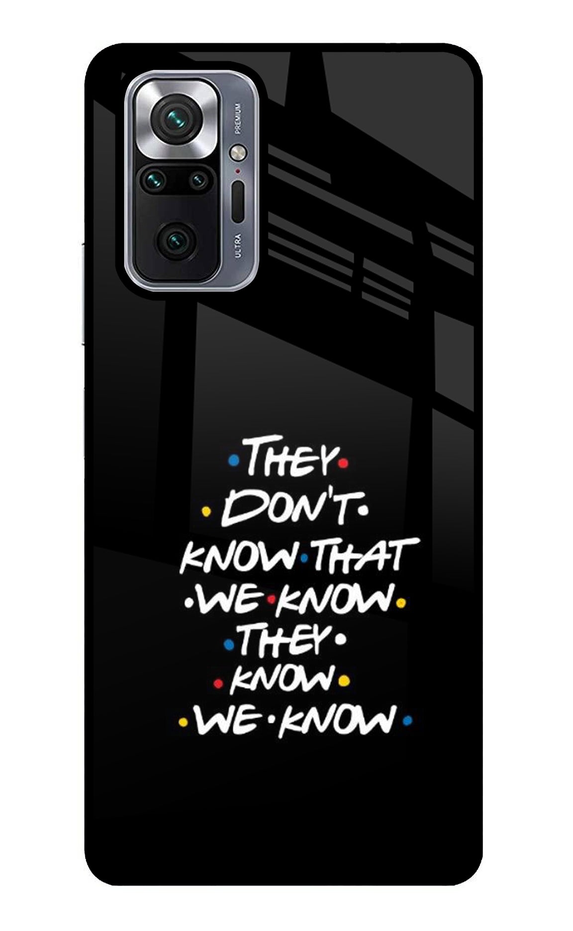 FRIENDS Dialogue Redmi Note 10 Pro Back Cover