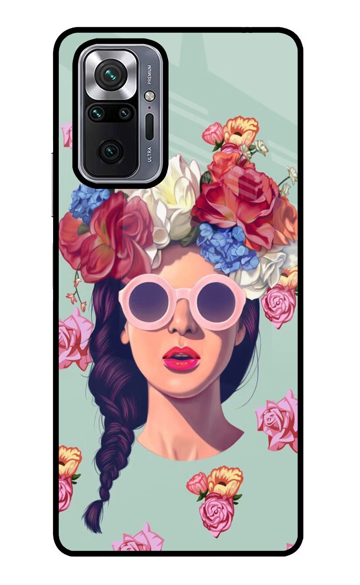 Pretty Girl Redmi Note 10 Pro Glass Case Back Cover by Casekaro