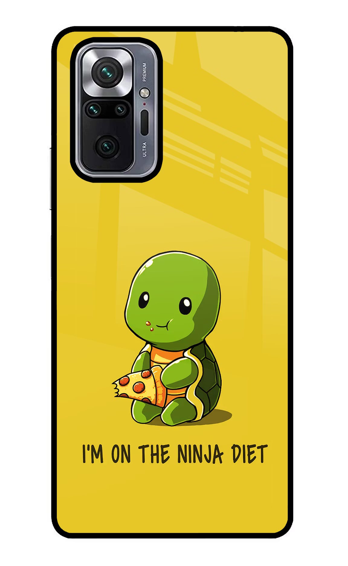 I'm on Ninja Diet Redmi Note 10 Pro Glass Case Back Cover by Casekaro