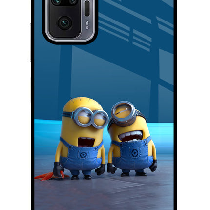 Minion Laughing Redmi Note 10 Pro Glass Case