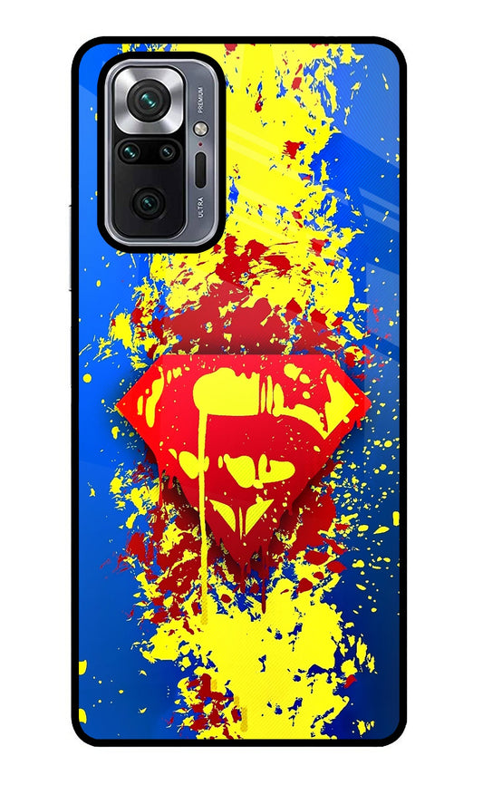 Superman logo Redmi Note 10 Pro Glass Case