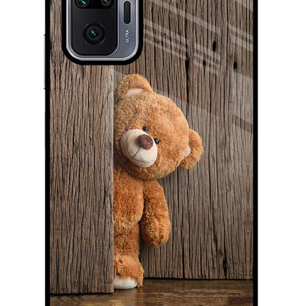 Teddy Wooden Redmi Note 10 Pro Glass Case