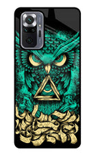 Green Owl Redmi Note 10 Pro Glass Case