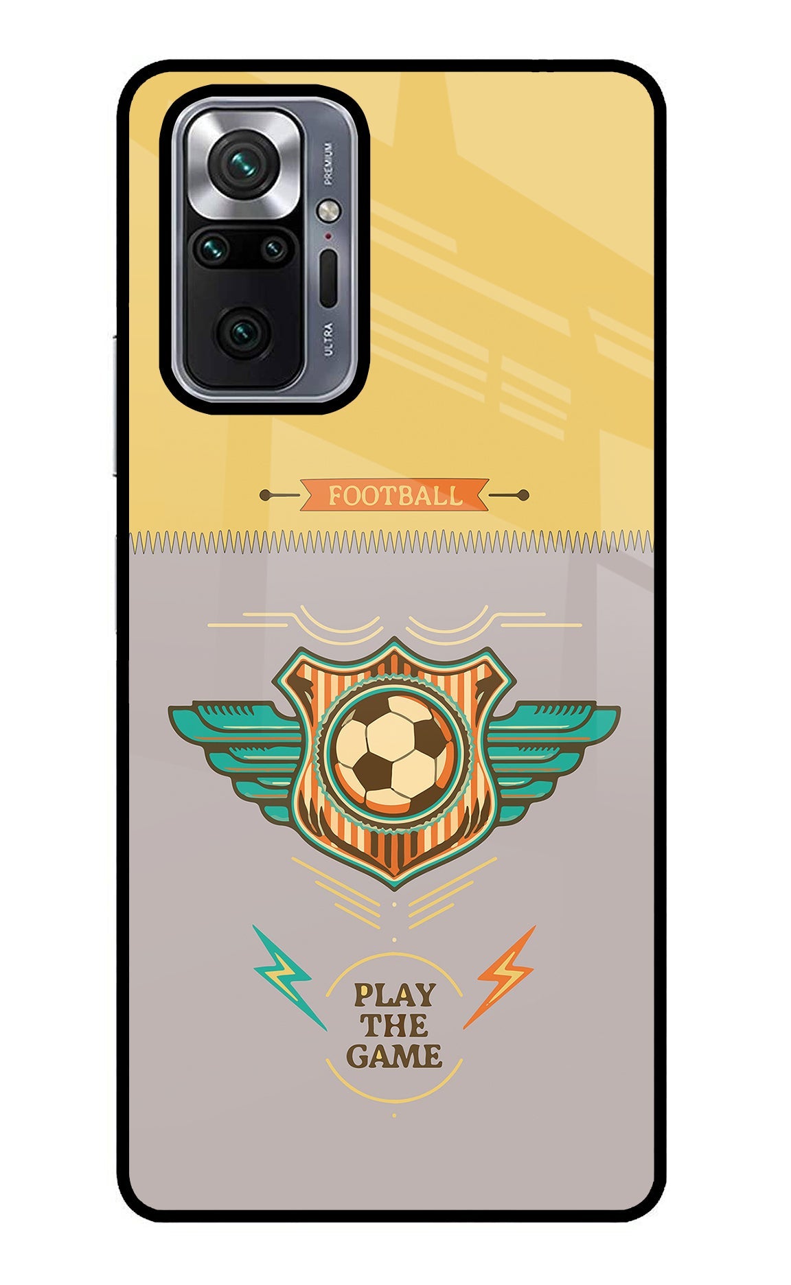 Football Redmi Note 10 Pro Glass Case