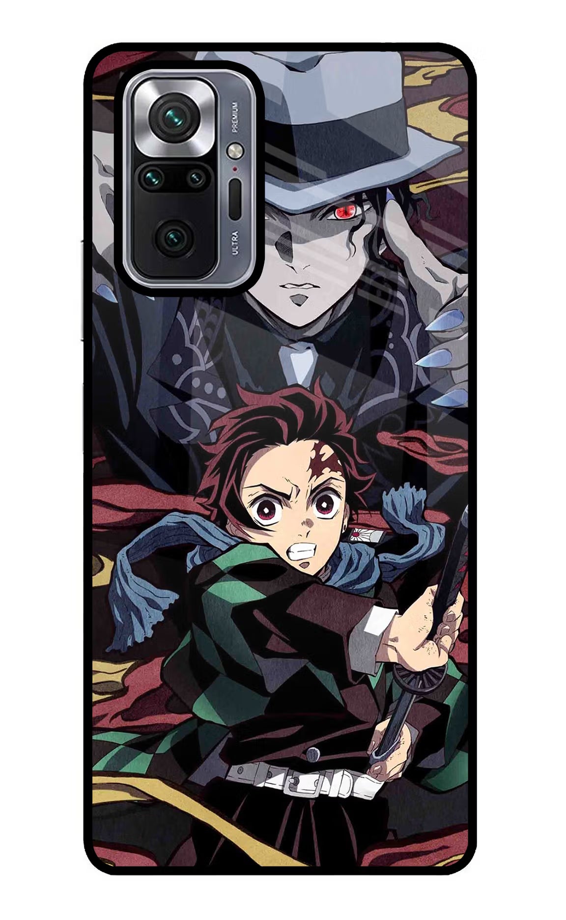 Demon Slayer Redmi Note 10 Pro Glass Case Back Cover by Casekaro